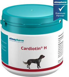Produktbild von almapharm Cardiotin H Nahrungsergänzung für Hunde zur Herzunterstützung 1000g Pulver