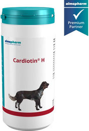 Produktbild von almapharm Cardiotin H Nahrungsergänzung für Hunde zur Herzunterstützung 250g Pulver