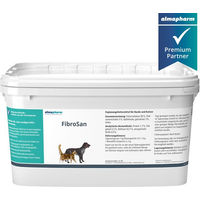 Produktbild von almapharm EnteriVet FibroSan Pulver für Hunde und Katzen zur Magen-Darm-Unterstützung und Gewichtskontrolle 1000g