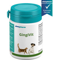 Produktbild von almapharm GingiVit Nahrungsergänzung zur Zahnpflege und Immunstärkung für Hunde und Katzen