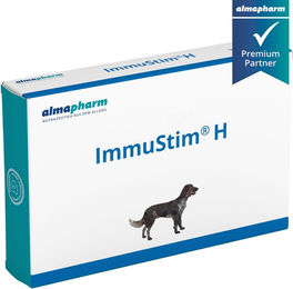 Produktbild von almapharm ImmuStim H Tabletten zur Immunstärkung und Rekonvaleszenz für Hunde aller Altersstufen