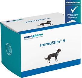 Produktbild von almapharm ImmuStim H Tabletten zur Immunstärkung und Rekonvaleszenz für Hunde aller Altersstufen