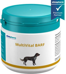 Produktbild von almapharm MultiVital Barf Nahrungsergänzung Pulver mit Vitaminen und Mineralstoffen 1000g