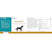 Produktbild von almapharm MultiVital H Hypoallergenes Ergänzungsfuttermittel für Hunde mit Vitaminen und Mineralstoffen 500 g - 500 g