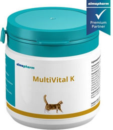 Produktbild von almapharm MultiVital K Hypoallergenes Nahrungsergänzungspulver mit Vitaminen und Mineralstoffen für das Immunsystem 250g