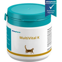 Produktbild von almapharm MultiVital K Hypoallergenes Nahrungsergänzungspulver mit Vitaminen und Mineralstoffen zur Unterstützung des Immunsystems