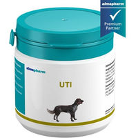 Produktbild von almapharm UTI Nahrungsergänzung für die Harnwege von Hunden in Tablettenform