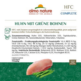 Almo Nature Almo Complete HFC Katzenfutter Huhn mit grünen Bohnen getreidefrei 48x70 g - 48 x 70 g – Bild 1 von 2
