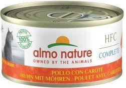 Almo Nature Almo Complete HFC Katzenfutter Huhn mit Möhren getreidefrei 48x70 g - 48 x 70 g – Bild 1 von 3