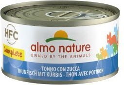 Almo Nature Almo Complete HFC Katzenfutter Thunfisch mit Kürbis Stückchen in Sauce getreidefrei 48x70 g - 48 x 70 g – Bild 1 von 3