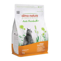 Produktbild von Almo Nature Anti-Haarball Katzen-Trockenfutter Huhn Adult 2kg Beutel - 2 x 2 kg