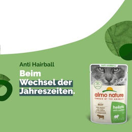 Produktbild von Almo Nature Anti-Hairball Katzenfutter Huhn für erwachsene Wohnungskatzen 30x70 g - 30 x 70 g