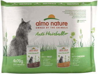 Almo Nature Anti Hairball Nassfutter für Katzen Huhn und Rind – Bild 1 von 2