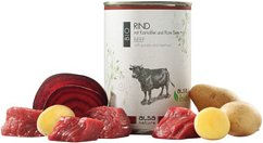 Produktbild von Almo Nature Bio Hundefutter Nassfutter Rind mit Kartoffel und Rote Bete Getreidefrei 400 g - 400 g