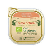 Produktbild von Almo Nature Bio Organic Maintenance Katzenfutter Lachs für alle Altersstufen 9 x 300 g
