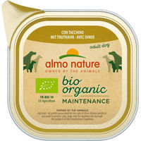 Produktbild von Almo Nature Bio Organic Maintenance Nassfutter für erwachsene Hunde mit Bio-Truthahn 12 x 100 g - 12 x 100 g
