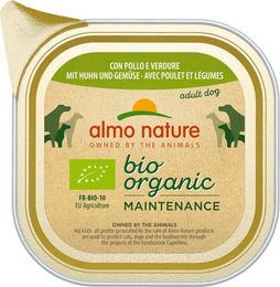 Almo Nature BioOrganic Maintenance Nassfutter Paté für Katzen mit Bio-Huhn und Bio-Gemüse Adult 12 x 100 g - 12 x 100 g – Bild 1 von 4