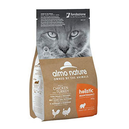 Produktbild von Almo Nature Cat Dry Holistic Katzenfutter Huhn und Truthahn Adult 400g - 400 g