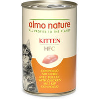 Produktbild von Almo Nature Classic HFC Kitten Katzenfutter Huhn Stückchen in Sauce, monoprotein und glutenfrei, 6 x 140 g - 24 x 140 g
