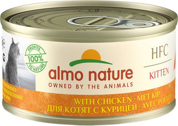 Almo Nature Classic & HFC Kittenfutter Huhn mit hohem Fleischanteil 24 x 70 g – Bild 1 von 2