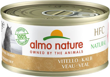 Almo Nature Classic Katzenfutter Adult Rind und Kalb Monoprotein 24 x 70 g Dose – Bild 1 von 3