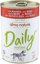 Almo Nature Daily Dog Nassfutter Rind 12 x 400 g ohne Zucker und Konservierungsstoffe - 400 g – Bild 1 von 2