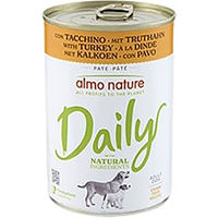 Produktbild von Almo Nature Daily Hund Nassfutter Truthahn Pastete getreidefrei und glutenfrei 24 x 400 g - 400 g