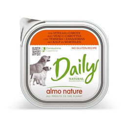 Almo Nature Daily Hundefutter Paté mit Kalb für Adult 9 x 300 g glutenfrei - 9 x 300 g – Bild 1 von 4