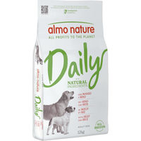 Produktbild von Almo Nature Daily Hundefutter Rind und Reis für alle Größen Adult 12 kg