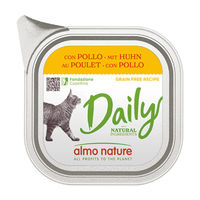 Produktbild von Almo Nature Daily Katzen Nassfutter Huhn Paté für erwachsene Katzen getreidefrei glutenfrei 32 x 100 g - 32 x 100 g
