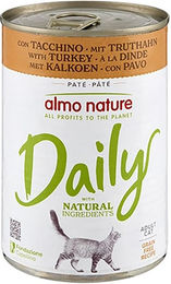 Almo Nature Daily Menu Katzen Nassfutter Paté Truthahn Adult Getreidefrei 24 x 400 g - 12 x 400 g – Bild 1 von 6