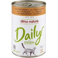 Produktbild von Almo Nature Daily Menu Katzen Nassfutter Paté Truthahn Adult Getreidefrei 24 x 400 g - 12 x 400 g