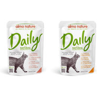Produktbild von Almo Nature Daily Menu Katzen Nassfutter Thunfisch und Lachs Adult 30 x 70 g - 6 x 70 g