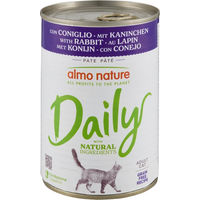 Produktbild von Almo Nature Daily Menu Katzenfutter Kaninchen Paté für erwachsene Katzen 24 x 400 g