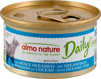 Almo Nature Daily Menu Mousse Katzenfutter Meeresfisch ohne Farb- und Aromastoffe ohne Konservierungsstoffe 24 x 85 g – Bild 1 von 2