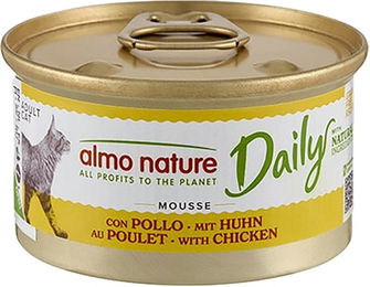 Almo Nature Daily Menu Mousse mit Huhn für Katzen Adult Getreidefrei 24 x 85 g - 24 x 85 g – Bild 1 von 11