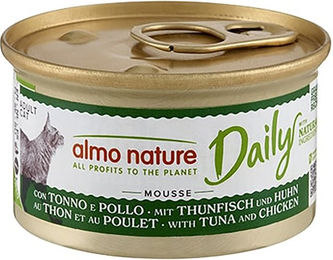 Almo Nature Daily Menu Mousse mit Thunfisch und Huhn für Katzen Adult Getreidefrei 24 x 85 g - 24 x 85 g – Bild 1 von 2