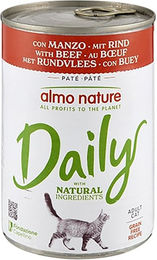 Almo Nature Daily Menu Nassfutter für erwachsene Katzen Paté Rind getreidefrei 24 x 400 g - 6 x 400 g – Bild 1 von 7