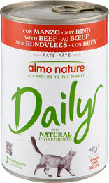 Almo Nature Daily Menu Rind Pastete für erwachsene Katzen 24 x 400 g – Bild 1 von 2