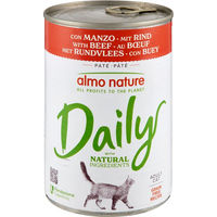 Produktbild von Almo Nature Daily Menu Rind Pastete für erwachsene Katzen 24 x 400 g