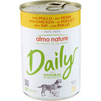 Produktbild von Almo Nature Daily Paté Hundefutter Huhn 24 x 400 g