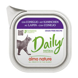 Produktbild von Almo Nature Daily Schale Kaninchen glutenfrei und getreidefrei 32 x 100 g - 32 x 100 g
