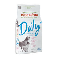 Produktbild von Almo Nature Daily Sterilised Hundetrockenfutter Light mit Schwein für Adult Alle Größen 12 kg