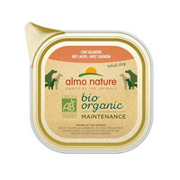 Produktbild von Almo Nature DailyMenu Bio Lachs Pastete für Hunde Adult 32 x 100 g