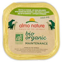 Produktbild von Almo Nature DailyMenu Bio Nassfutter für Hunde Adult mit Huhn und Gemüse 9 x 300 g
