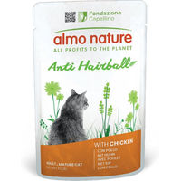 Produktbild von Almo Nature Functional Anti Hairball Katzenfutter Huhn Adult 12 x 70 g - 12 x 70 g