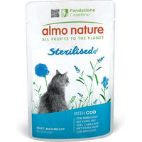 Produktbild von Almo Nature Functional Sterilised Katzen Nassfutter Kabeljau Adult 12 x 70 g - 12 x 70 g