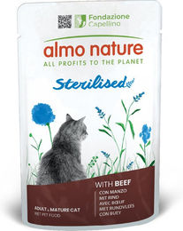Almo Nature Functional Sterilised Katzen Nassfutter Rind Adult 30 x 70 g - 30 x 70 g – Bild 1 von 6