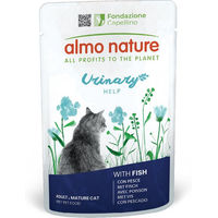 Produktbild von Almo Nature Functional Urinary Help Katzen Nassfutter Fisch Stückchen in Sauce Adult Getreidefrei 24 x 70 g - 24 x 70 g