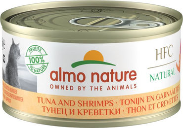Almo Nature HFC 70 Katzenfutter Monoprotein Thunfisch und Garnele 24 x 70 g – Bild 1 von 2